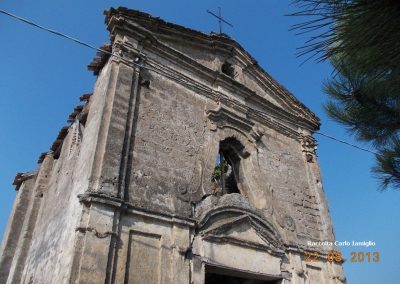 Cappella località Limata facciata superiore (Nocelleto)